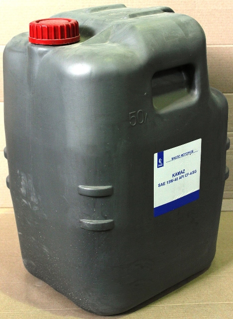 Масло KAMAZ SAE 15W-40 API CF-4/SG, 50л (43 кг)